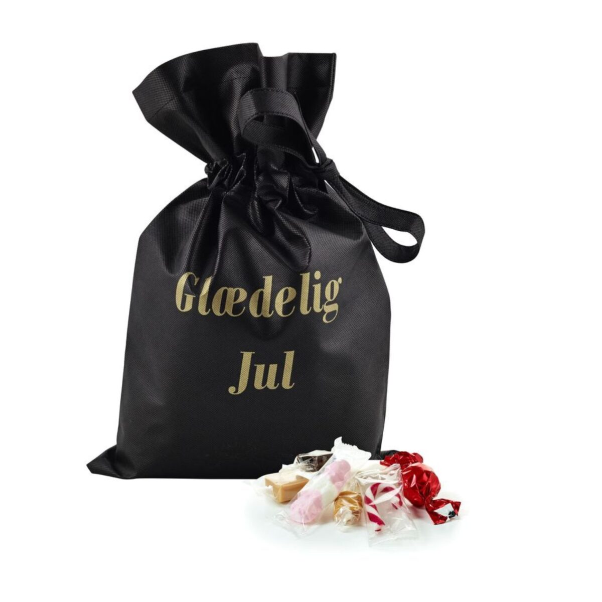 Bon Coca, Julemix i sort stofpose - 1750 gr. (3 størrelser)
