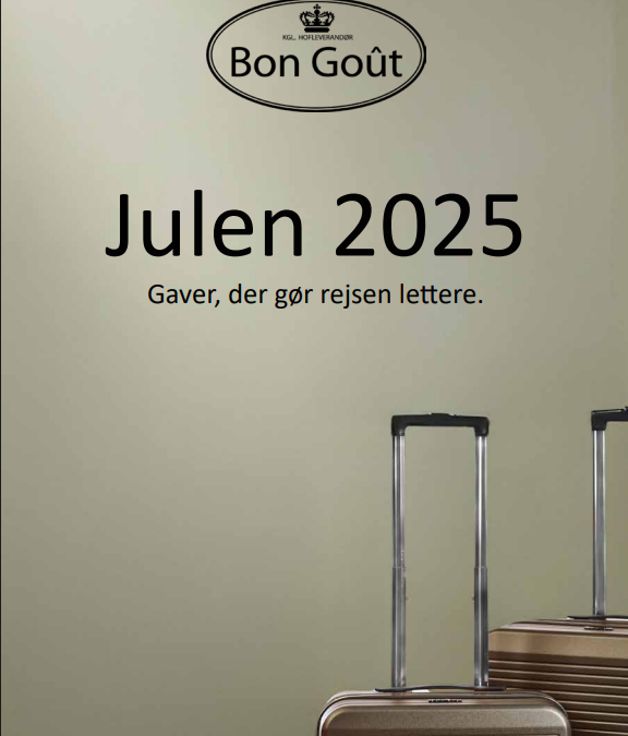 Bon Gout firmagaver – kufferter og tasker med logo