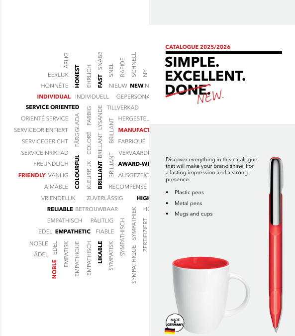 Senator kuglepenne med logo