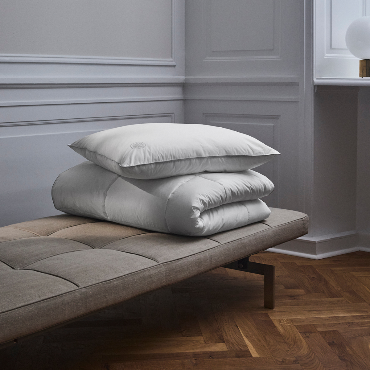 Georg Jensen Damask, Fiberdyne 140x200 cm. + fiberpude