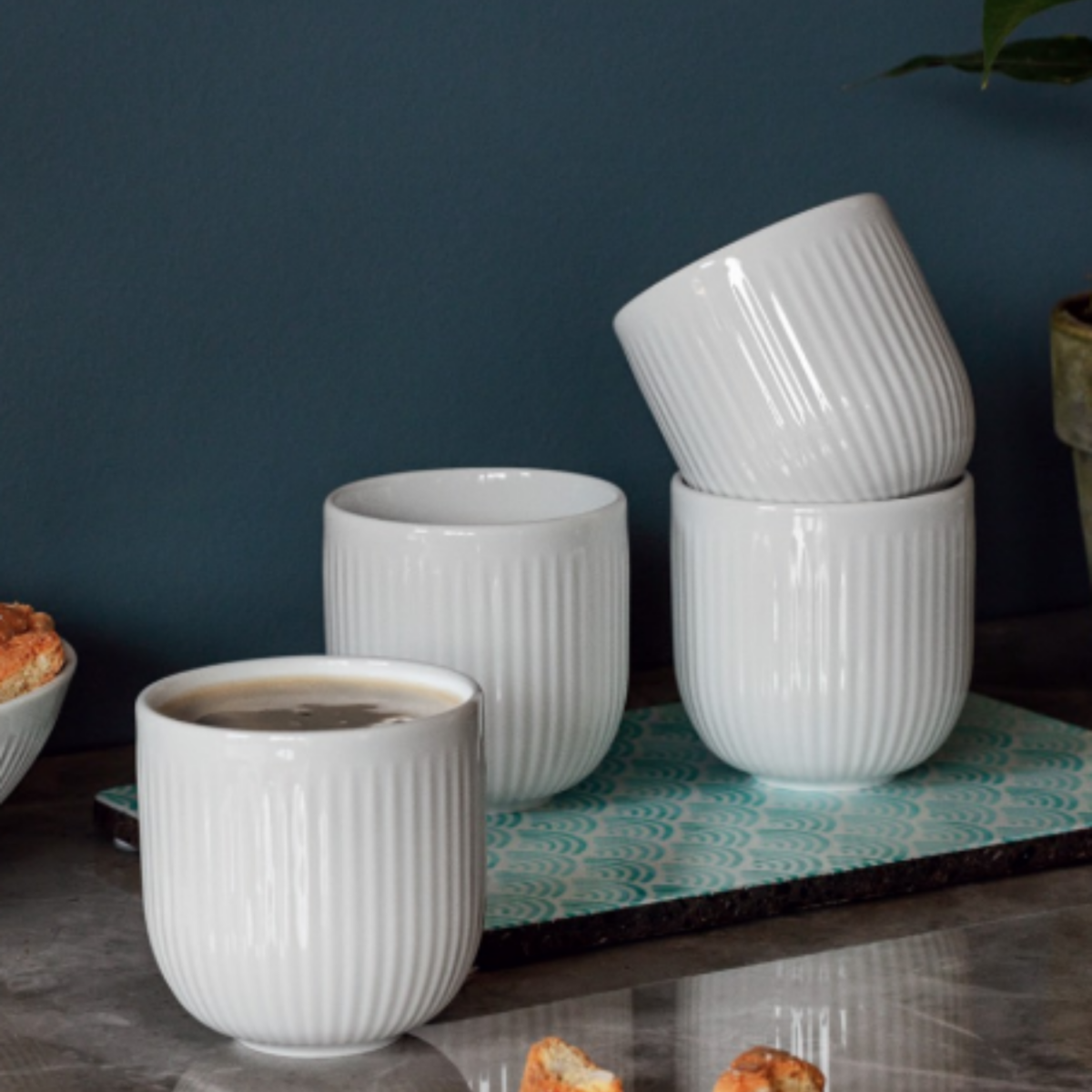 Eva Solo, Legio Nova kopper 34 cl. uden hank. 4 stk.