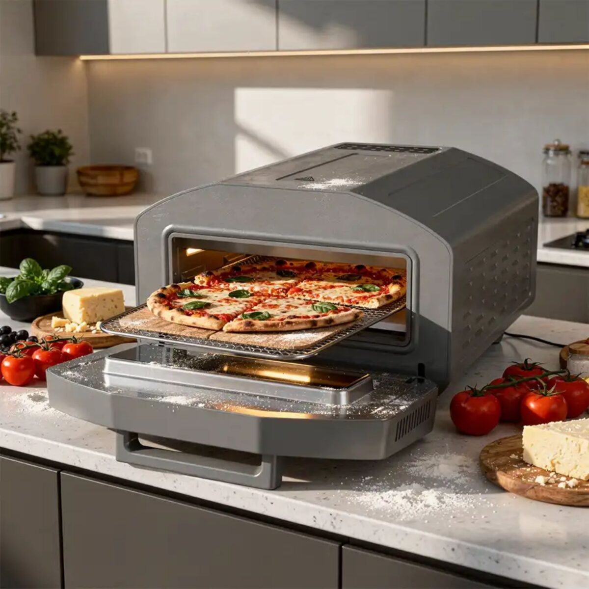 Hâws, Pizzaovn med touchskærm, 2100W