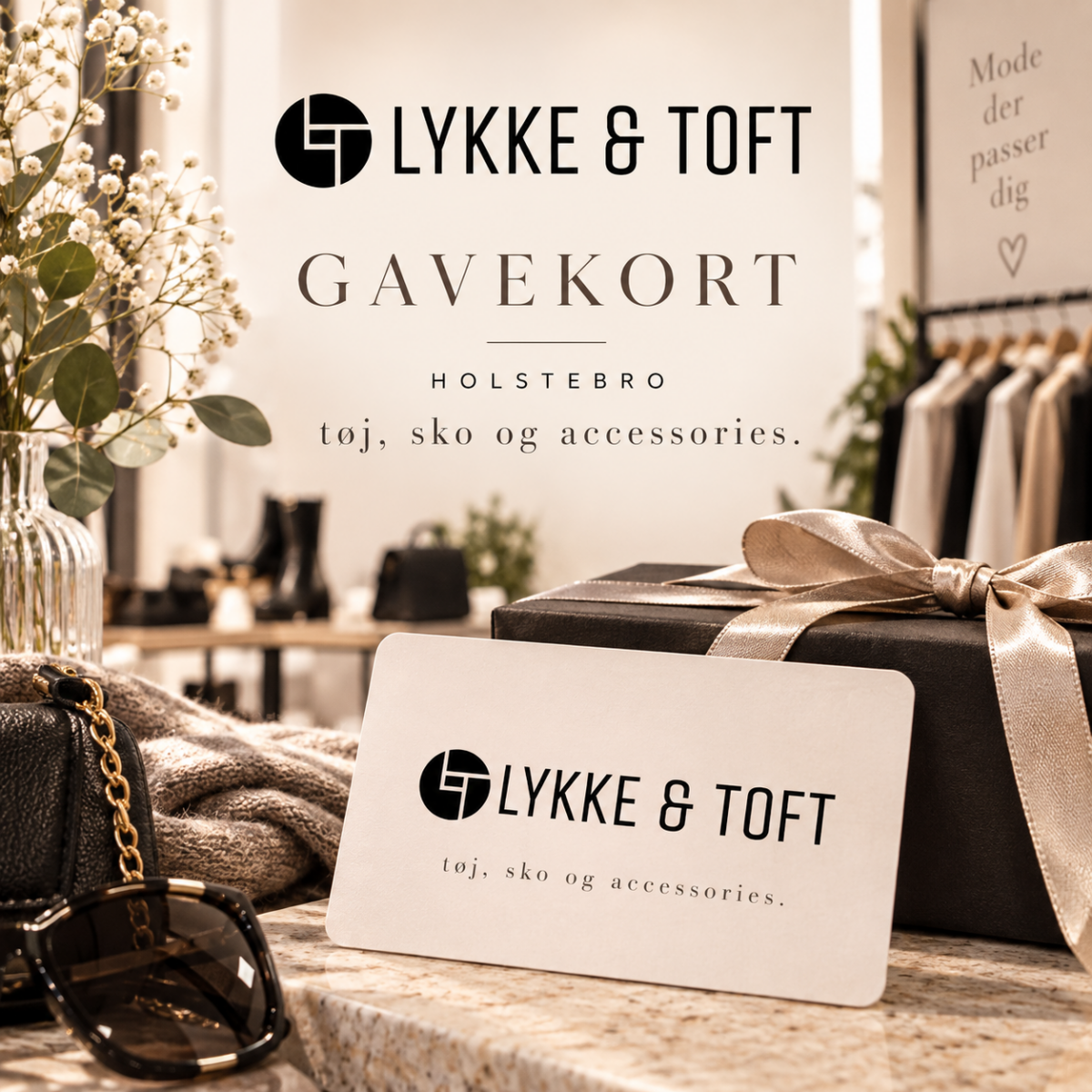 Værdibevis til Lykke & Toft Holstebro, Bliv klædt på hos Lykke & Toft