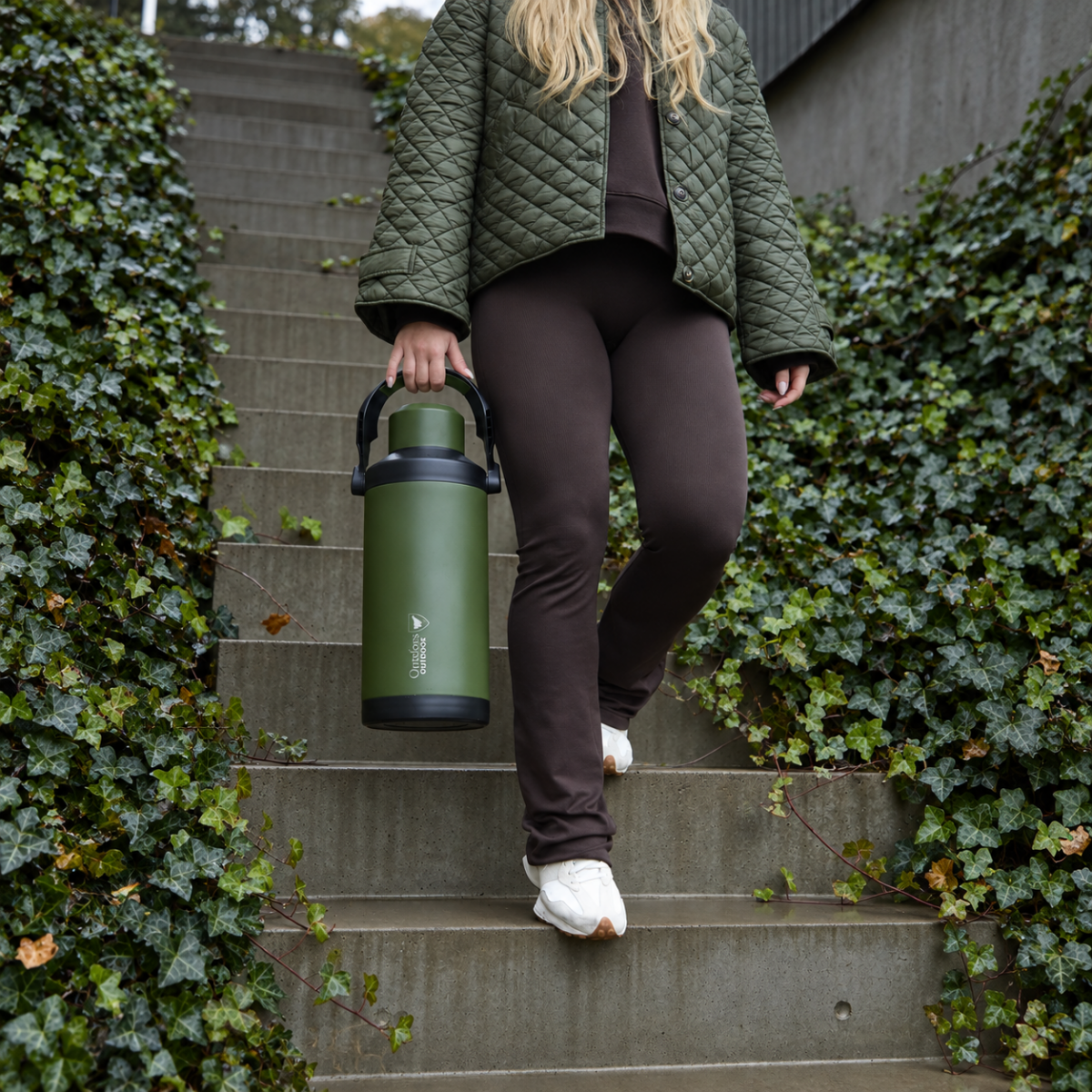 Orrefors Jernverk, Goliath termoflaske 7 liter - sort el. grøn
